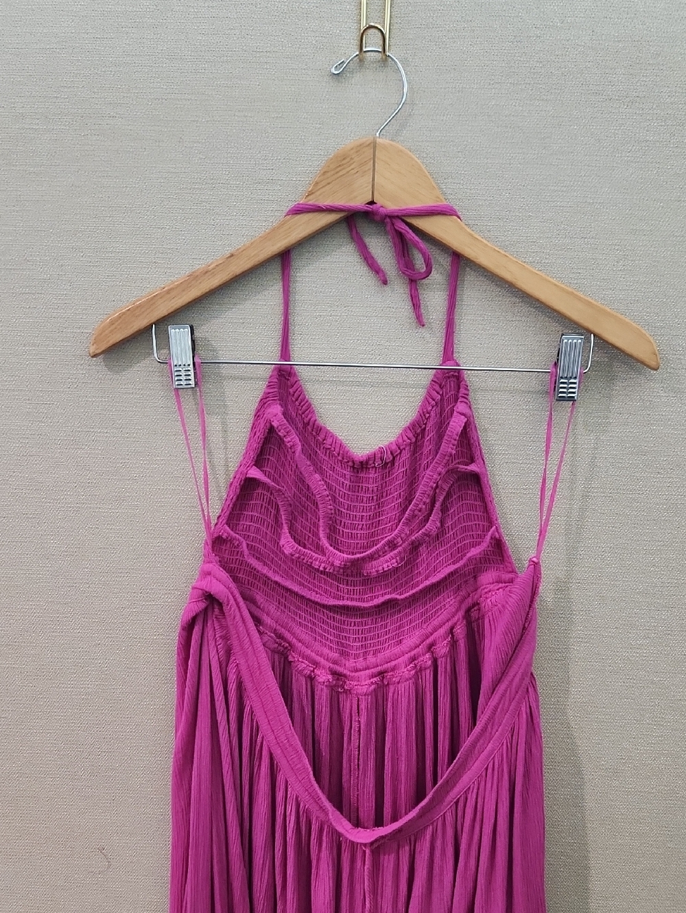 Free People Magenta/Purple Tiered Maxi Dress - Picture 6 of 16